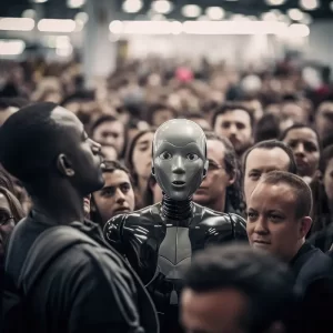 people-hanging-out-with-robot
